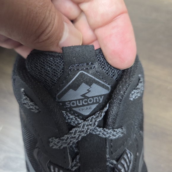 Saucony Excursion TR16 Hiking Shoes Men\'s 9W Black Mesh Lace Up S20745-05 #0055